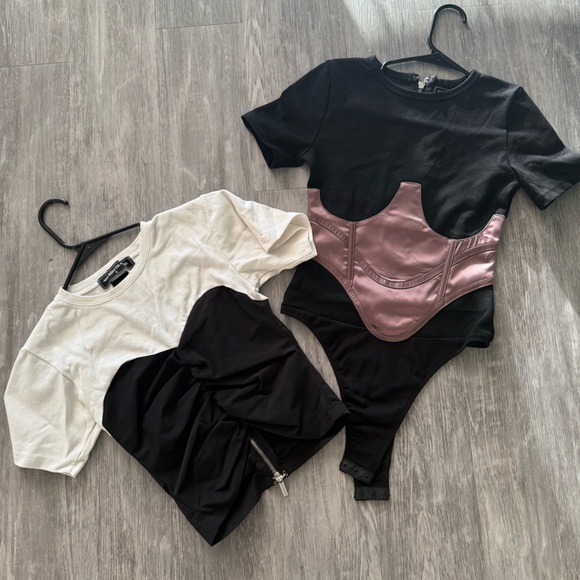 Maniere De Voir Tops - Maniere de voir bodysuit and top